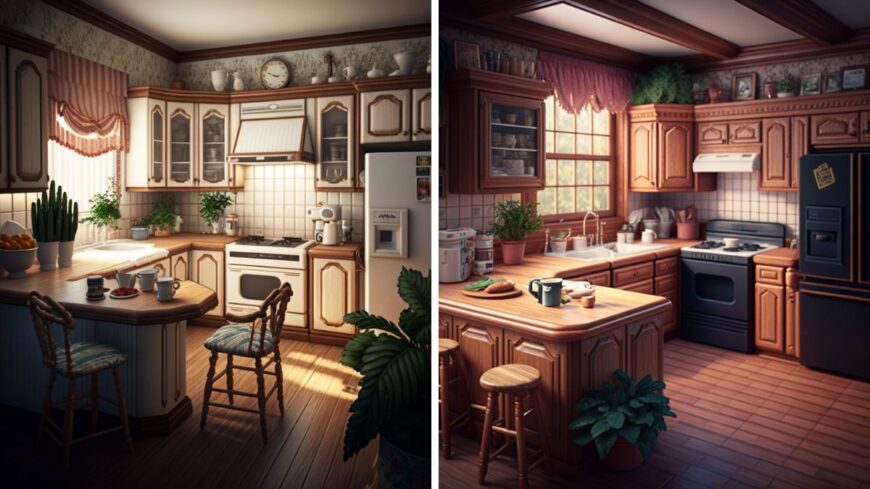 31 Retro 1980s Style Kitchen Designs