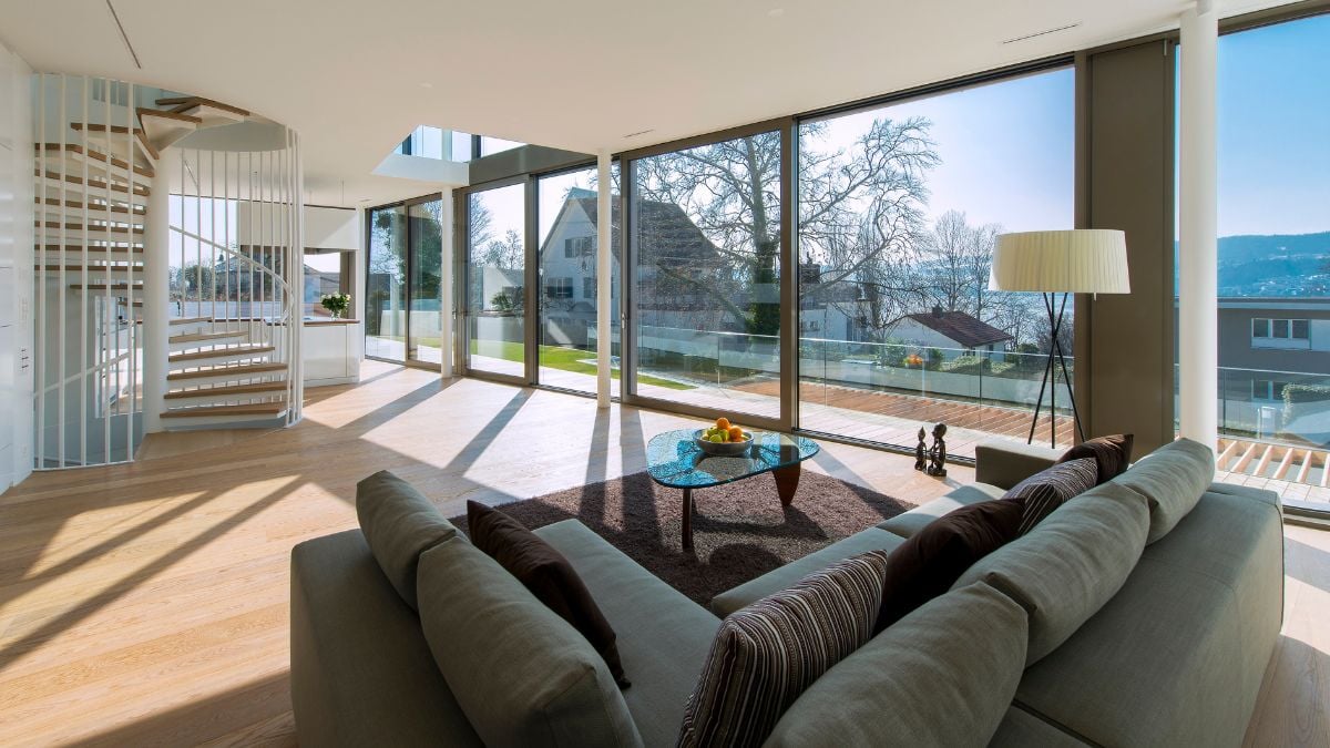 There are always things drawing your attention throughout the room and to the views beyond, so the house never feels stiff or static.
