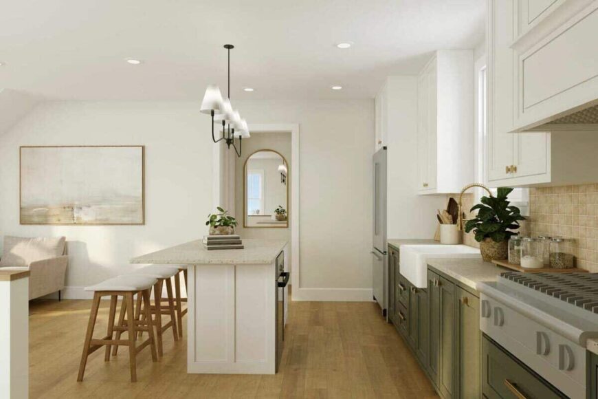 Discover This 1-Bedroom Farmhouse with a Spacious Garage and Cozy Upper ...