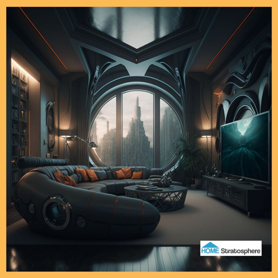 20 Futuristic Living Room Design Examples (All Color Concepts) - Home Stratosphere