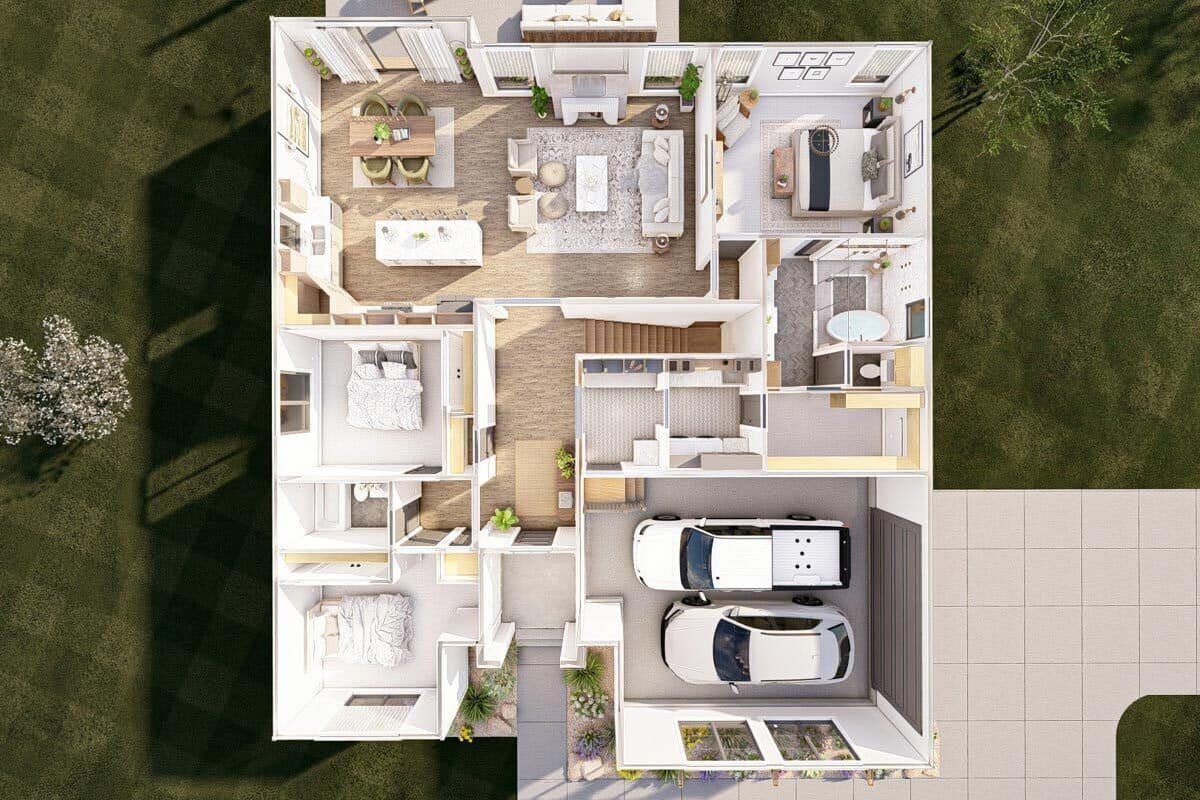 3D floor plan