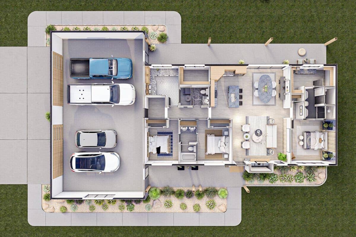 3D floor plan