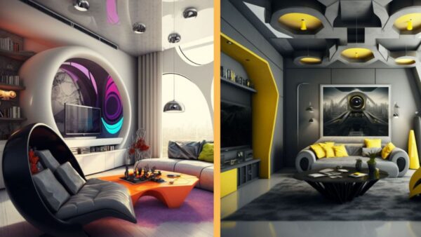 20 Futuristic Living Room Design Examples (All Color Concepts)
