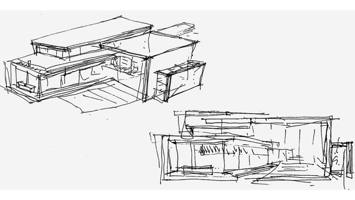 A sketch plan of the Armadale House.