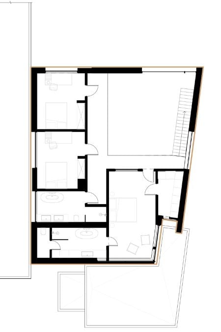 First floor plan of Square place