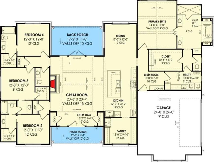 Step Inside This Stunning 2,854 Sq. Ft. 4-Bedroom Contemporary Home ...