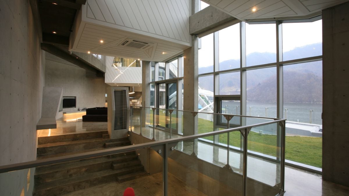 The interior exudes sophistication and elegance.
