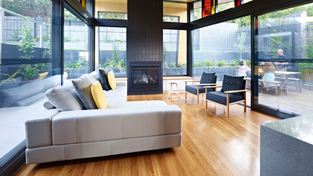 Claw House living area.