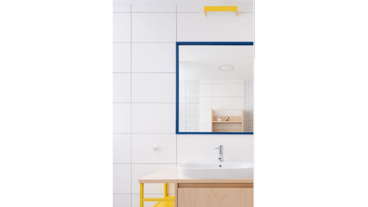 Welcome home bathroom.