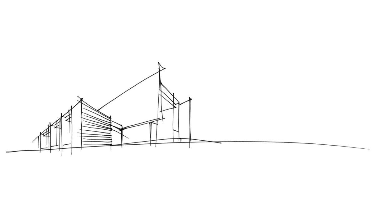The house is depicted in an example sketch.