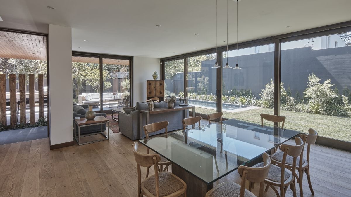 Due to its size, it serves as a gathering area in addition to fulfilling its practical needs.