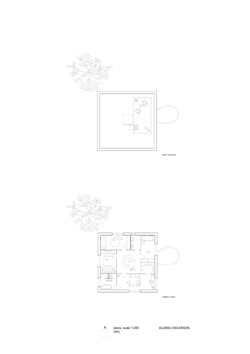 The floor plan 1 of the Gallery house.
