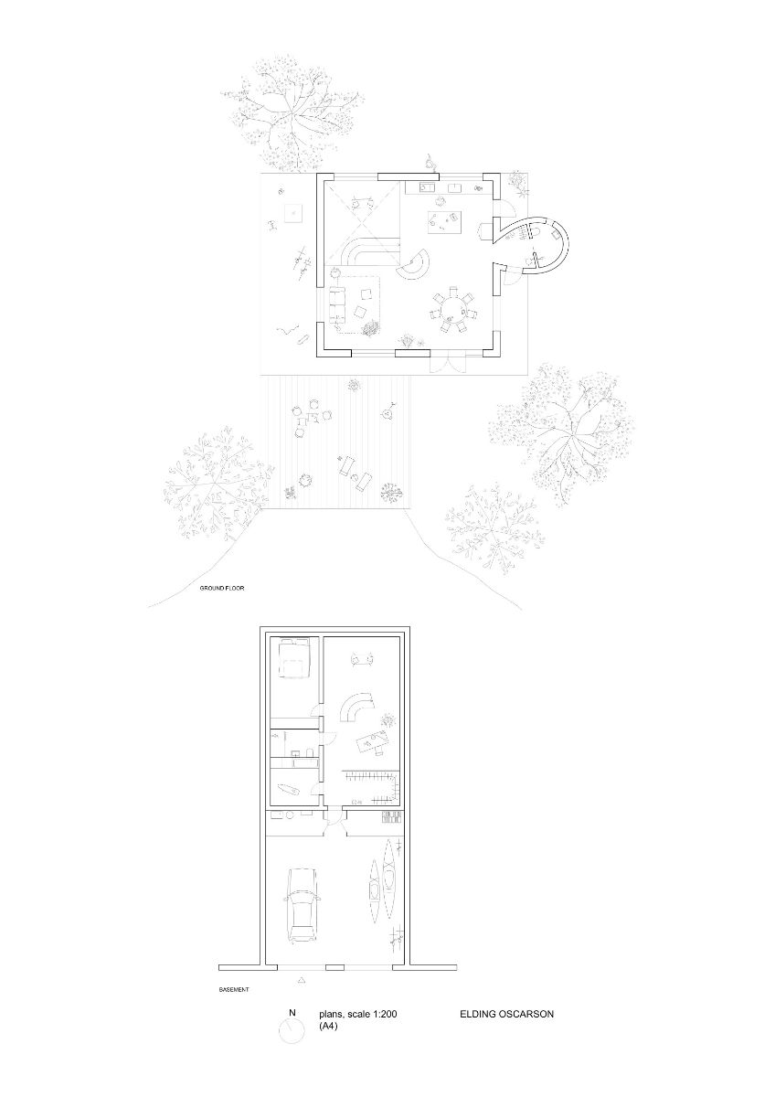 The floor plan 2 of the Gallery house.