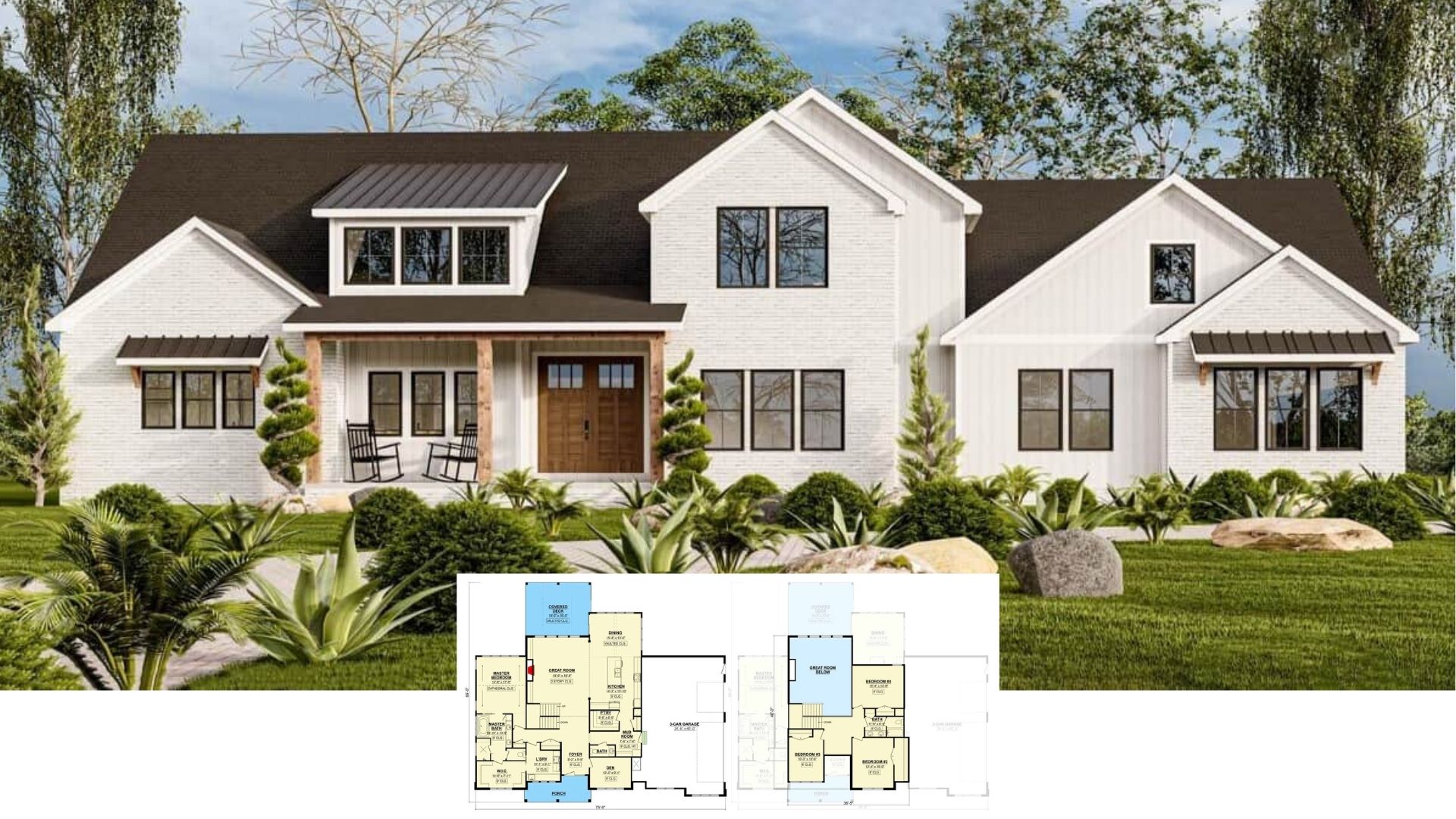 Experience Timeless Refinement in This 3,112 Sq. Ft. 5-Bedroom Craftsman Home (Must-See Floor Plan)
