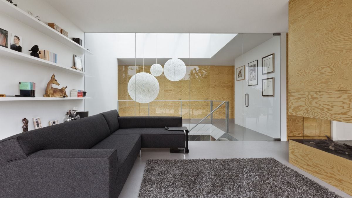 The living room radiates class.