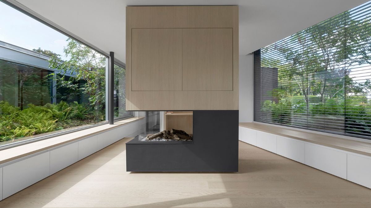 The idea was to naturally link the inside and the outside.