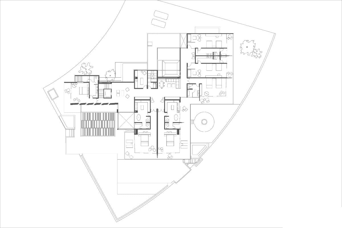 The house plan 2 of the Vallarta house.