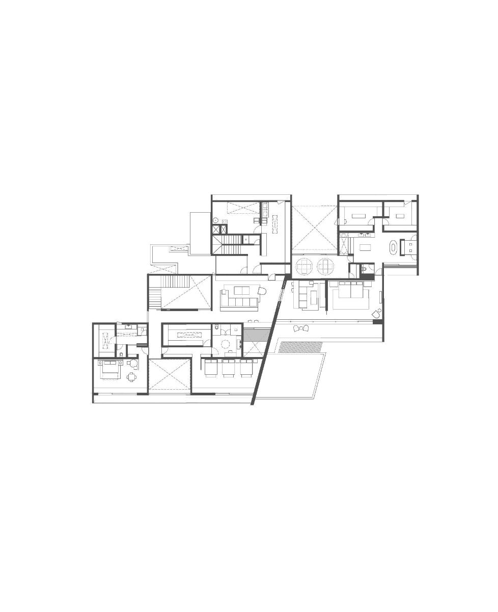 The house plan 2 of the Cualiacan house.