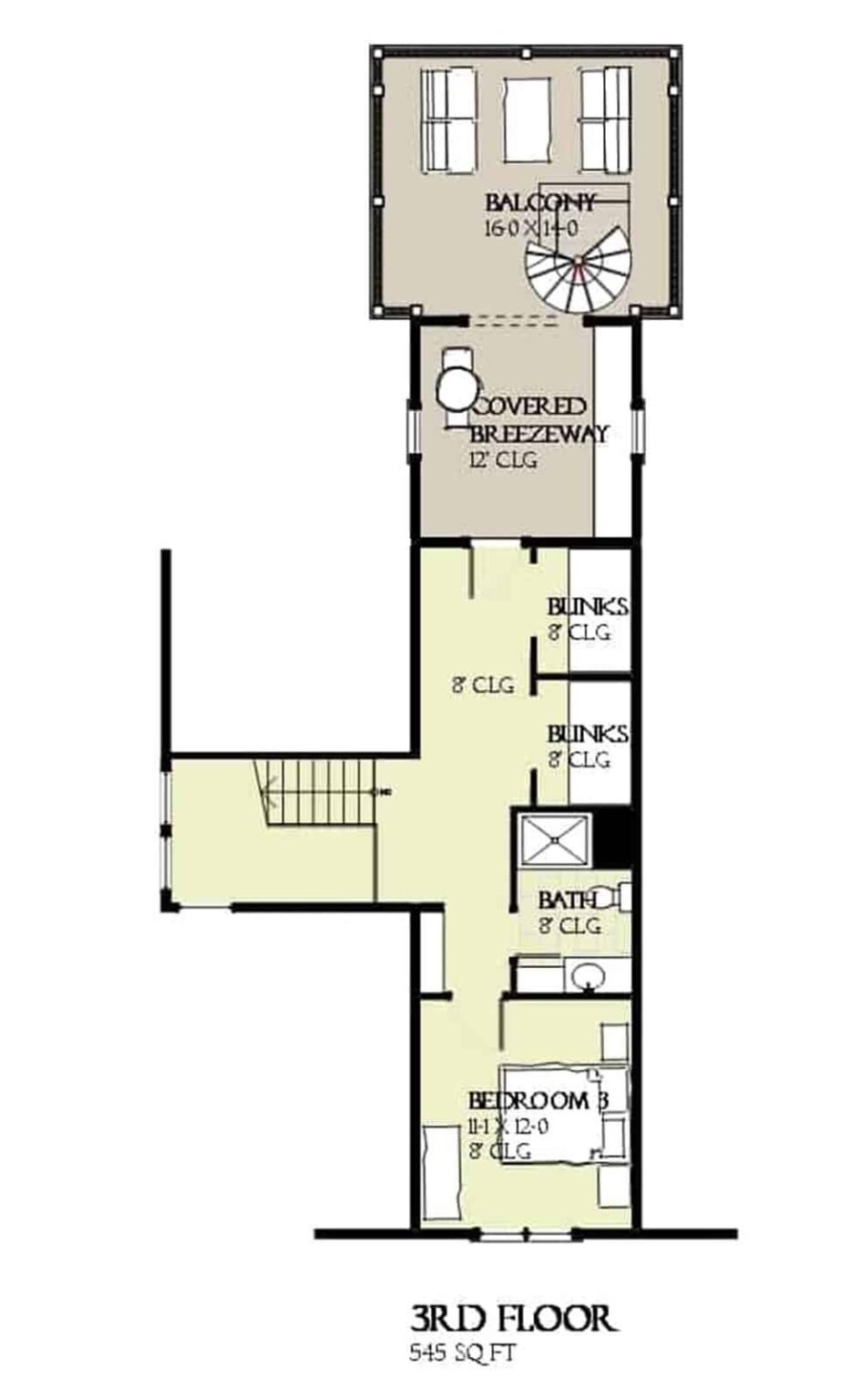 4-Bedroom Three-Story Beach Home with Wraparound Porch and Balcony ...