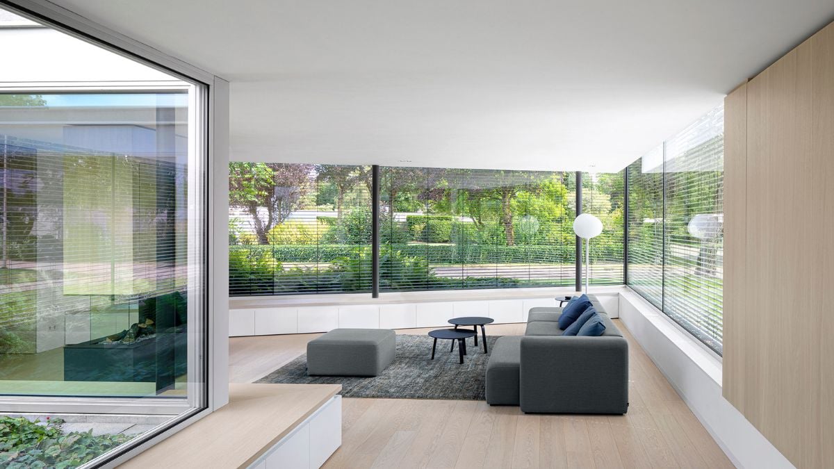 The seamless blending of the interior and exterior down to the slightest elements is this home's most notable feature.