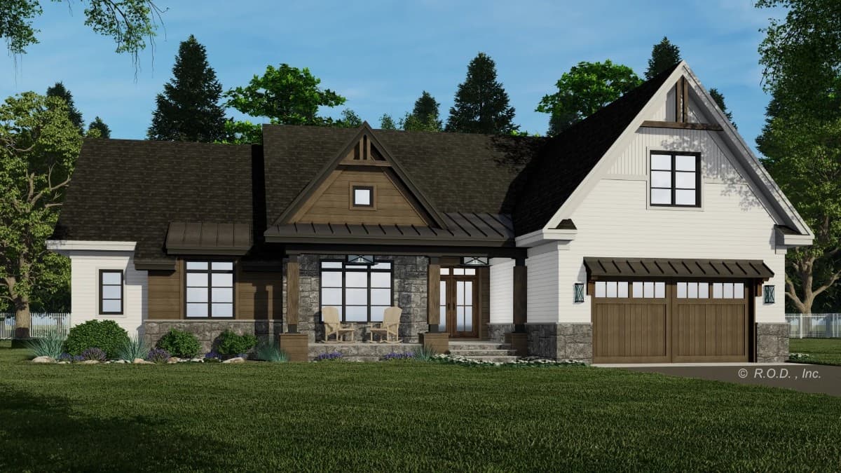 4-Bedroom Single-Story Meriden Modern Farmhouse with Jack & Jill Bath and Bonus Room