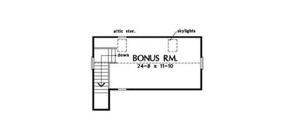 bonus room floor plan