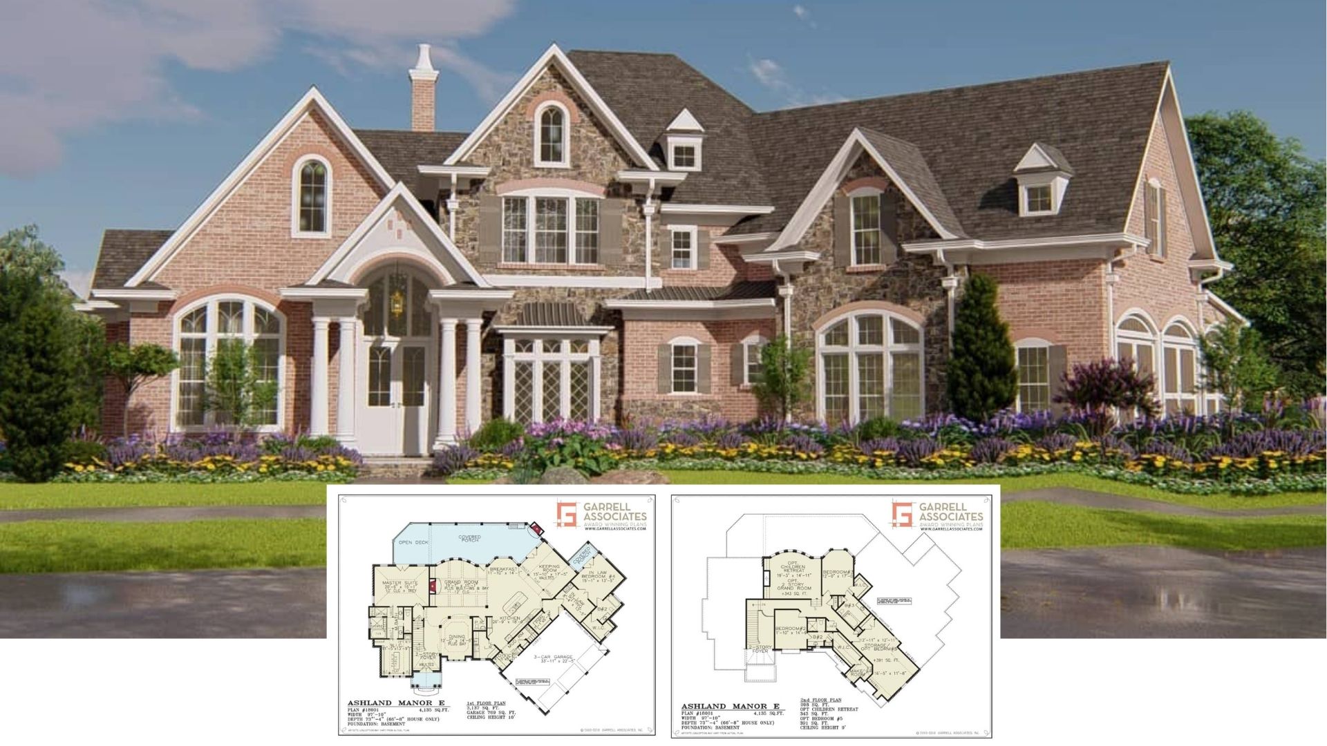 Step Inside The Elegant 4-Bedroom Ashland Manor E: A Harmonious Blend of Classic and Modern (4,135 Sq. Ft. Floor Plan Included)