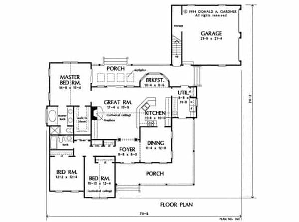 main level floor plan