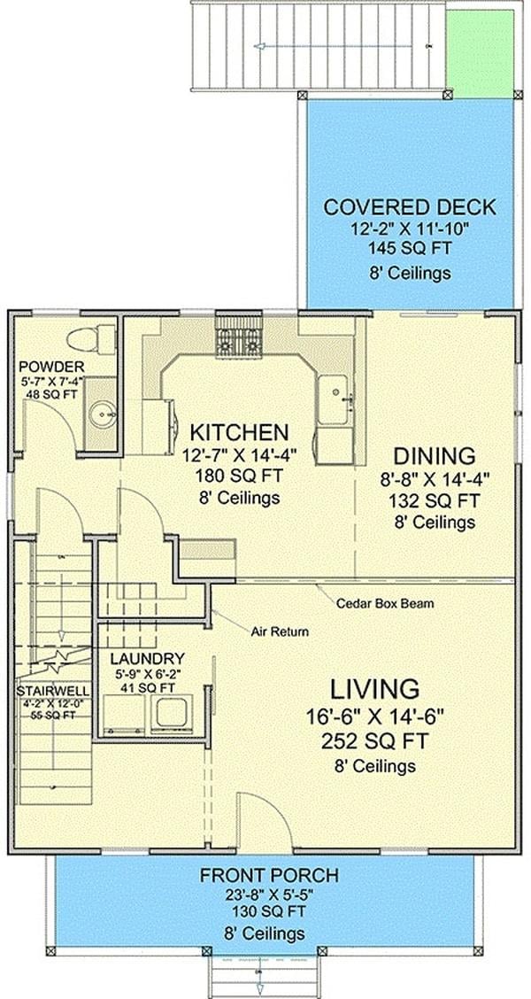 main level floor plan