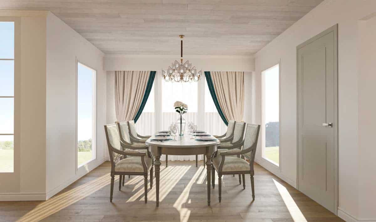 Elegant Dining Room with Natural Light