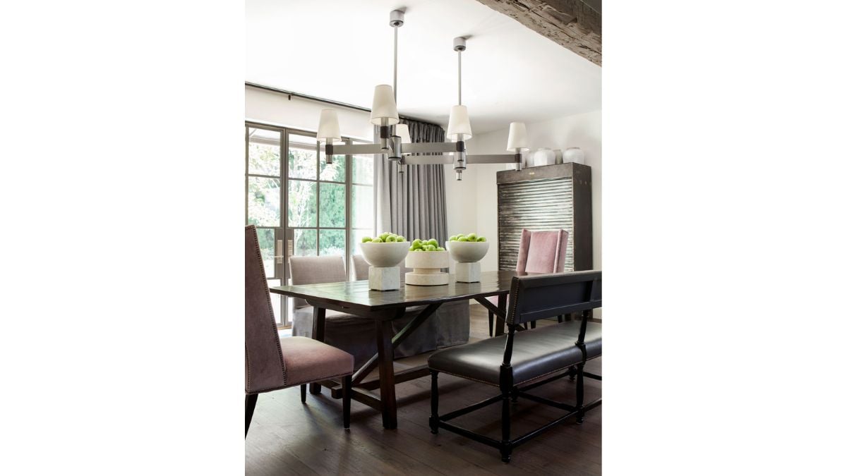 Paces by Amy Morris Interiors dining area.