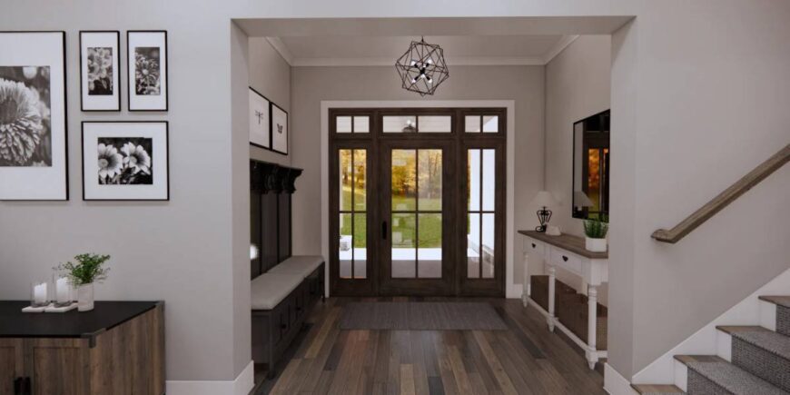 Explore This Enchanting 3-Bedroom Craftsman Home Featuring Gabled ...
