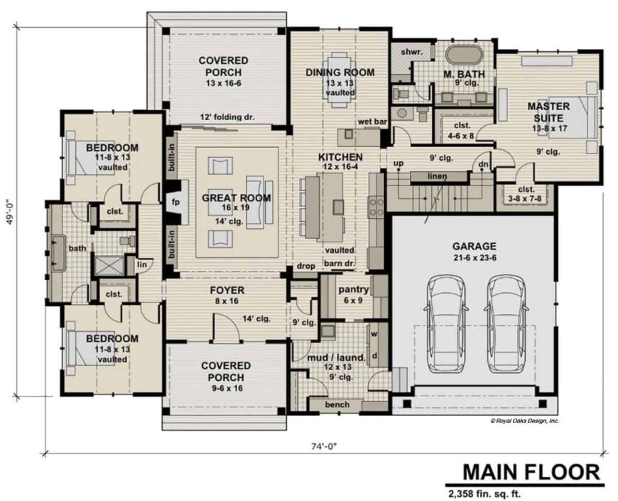Step Inside This Cozy 2,358 Sq. Ft. Craftsman Home with 3 Bedrooms ...