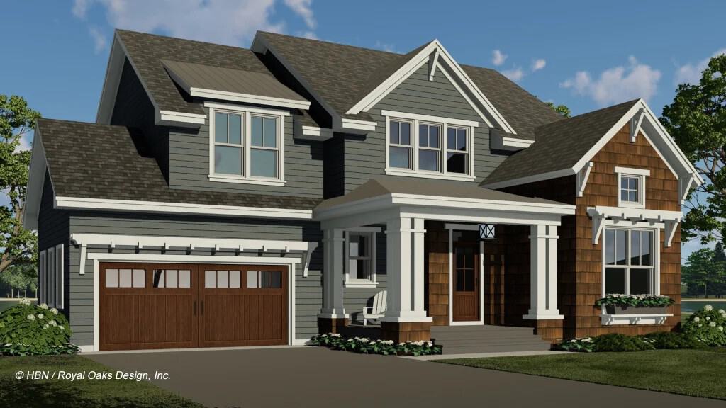 Craftsman Style Two-Story 3-Bedroom Hemlock Home with Loft and Jack & Jill Bath (Floor Plan)