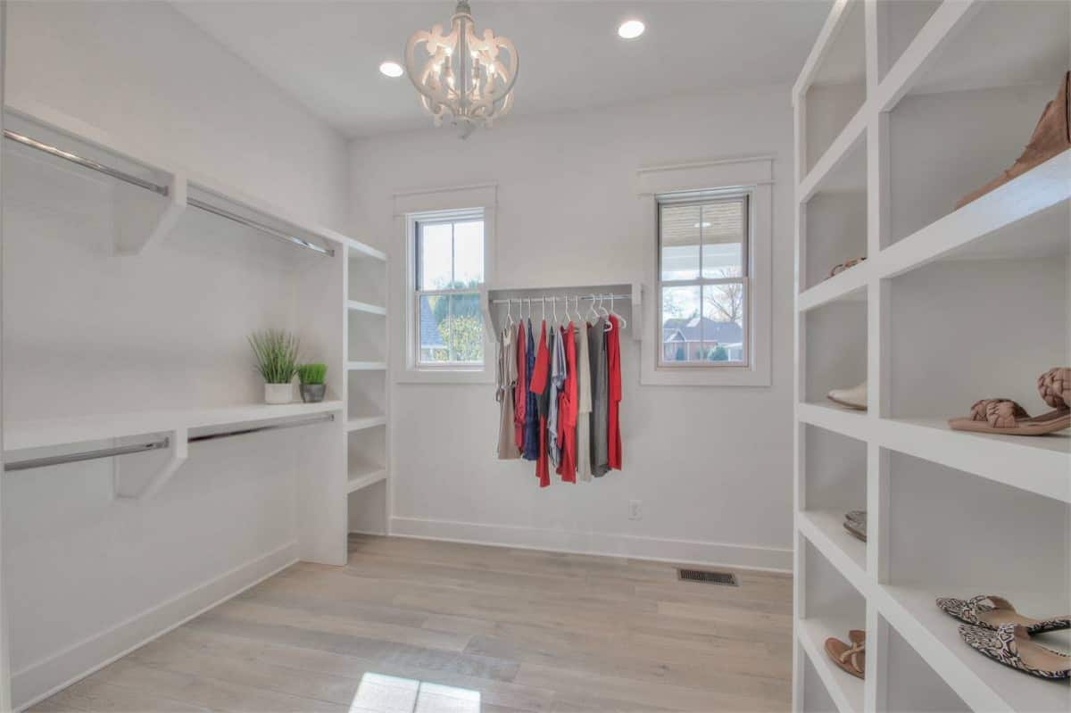 Spacious Walk-In Closet with Natural Light