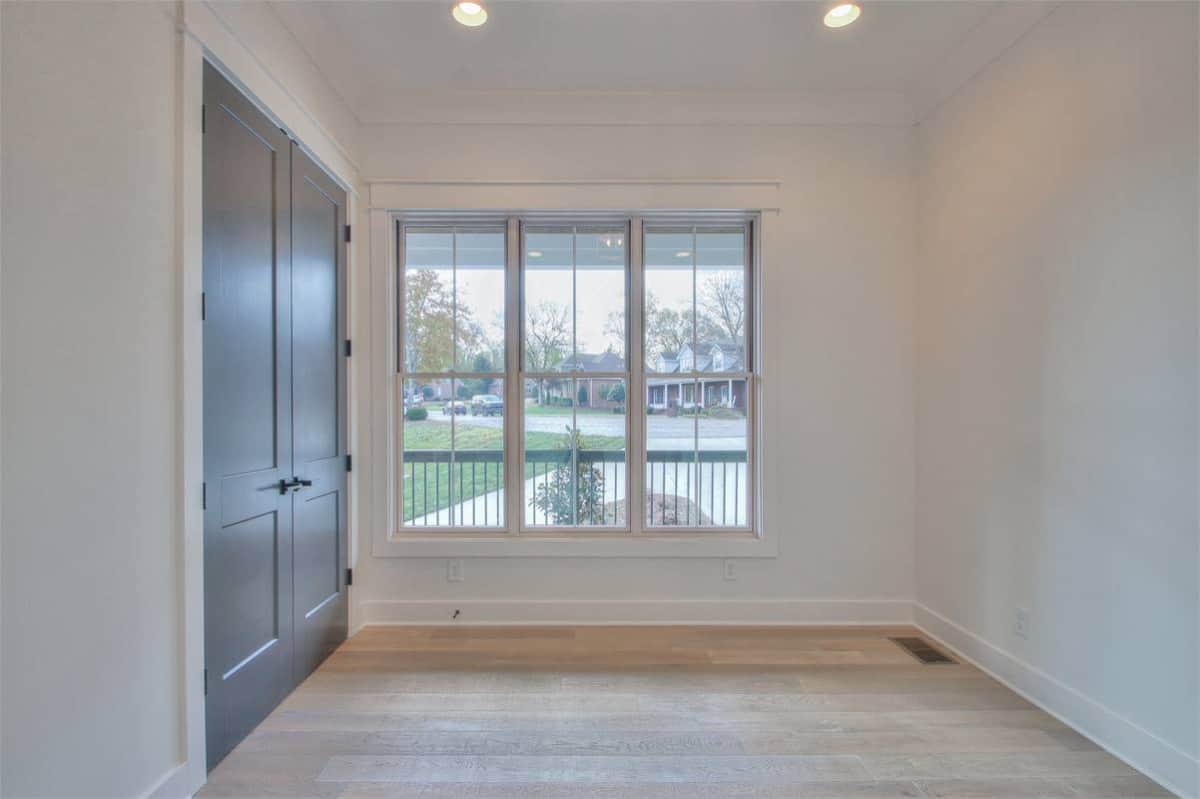Bright Bedroom with Built-in Wardrobe