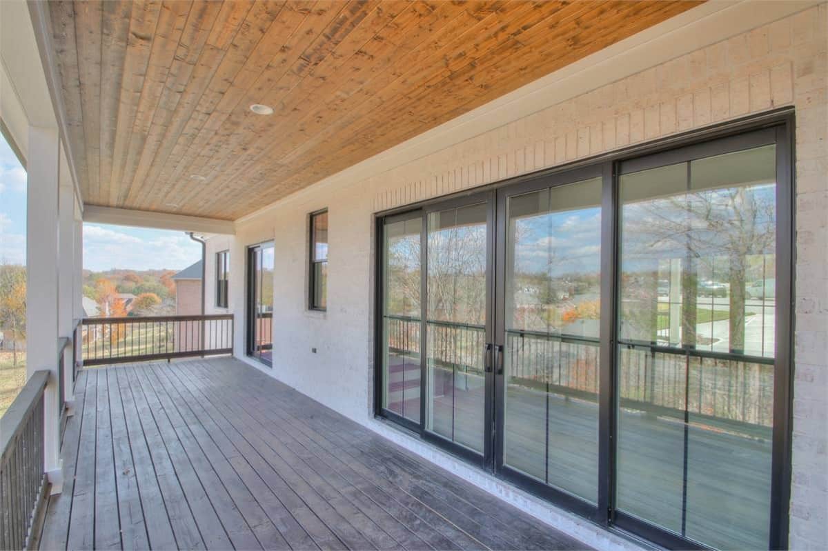 Spacious Back Porch with Panoramic Views