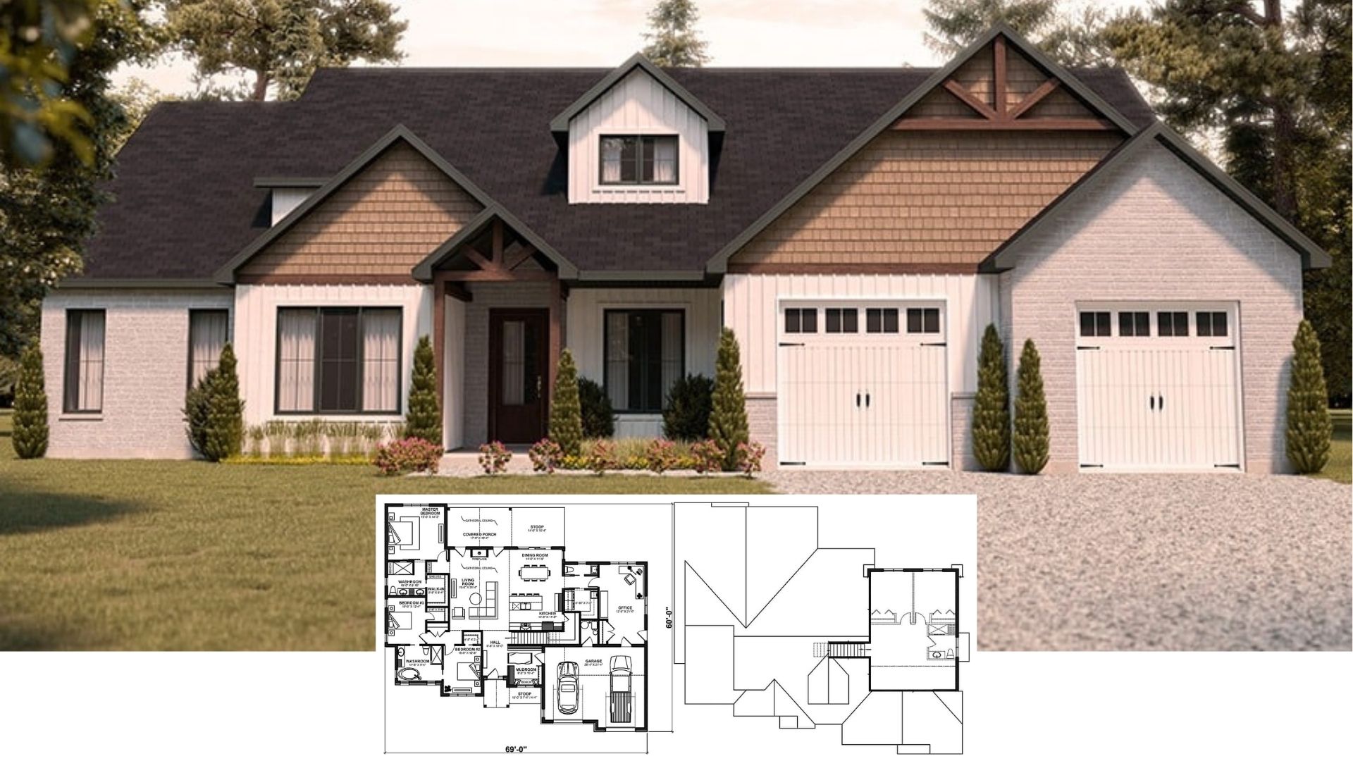 Discover the Timeless Appeal of This 3-Bedroom Craftsman Home with Open Living Space and Modern Touches (See the 2,341 Sq. Ft. Floor Plan)
