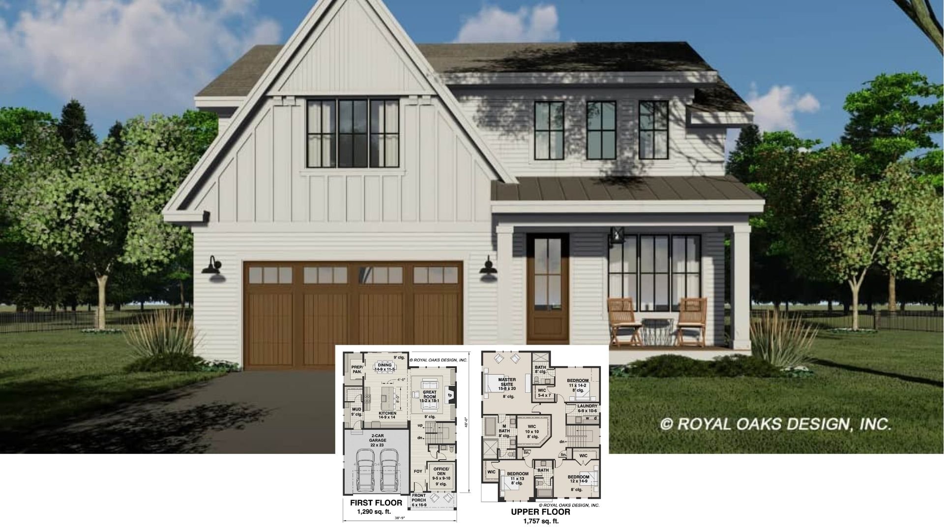 Tour This Stunning 4-Bedroom Modern Craftsman Home with Barnhouse Flair (Explore the 3,047 Sq. Ft. Floor Plan)