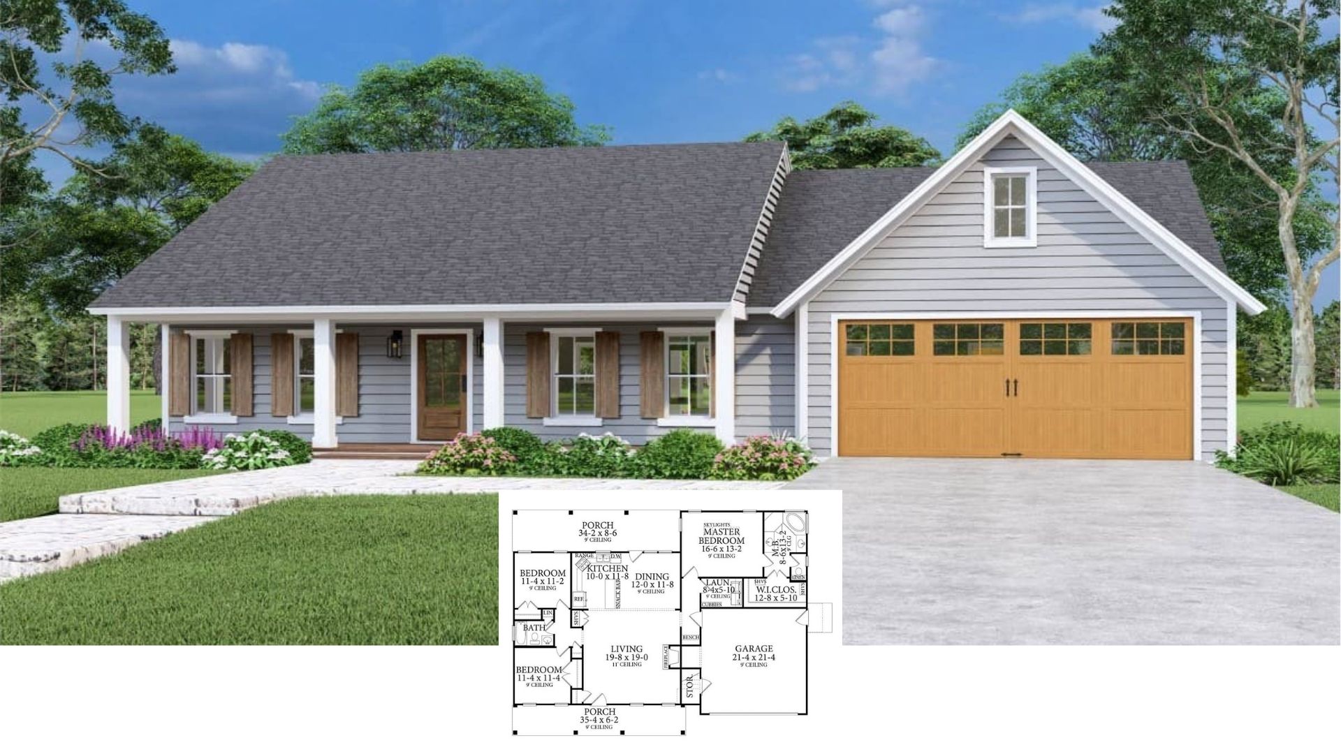 Explore This Timeless 3-Bedroom Craftsman Bungalow with Thoughtful Design (1,616 Sq. Ft. Floor Plan Included)