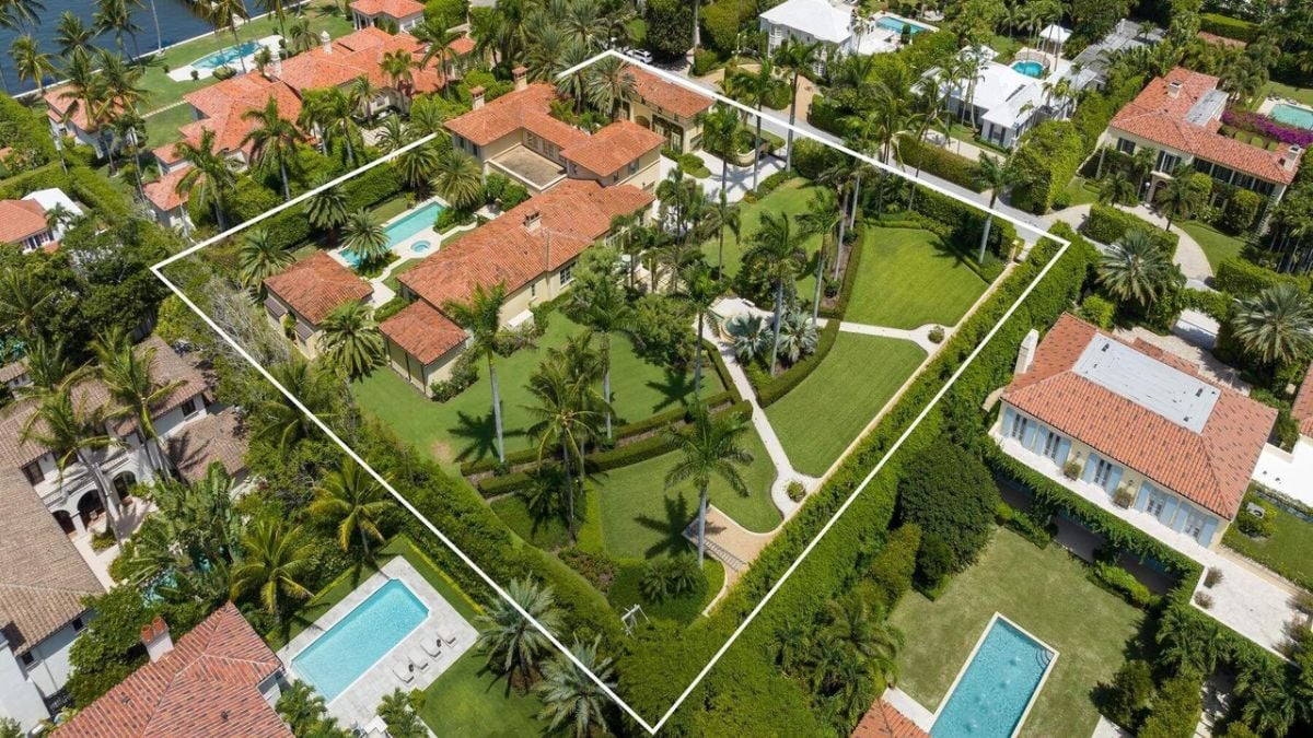 Top view of the property.