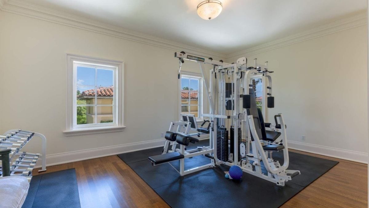 Excercise room.