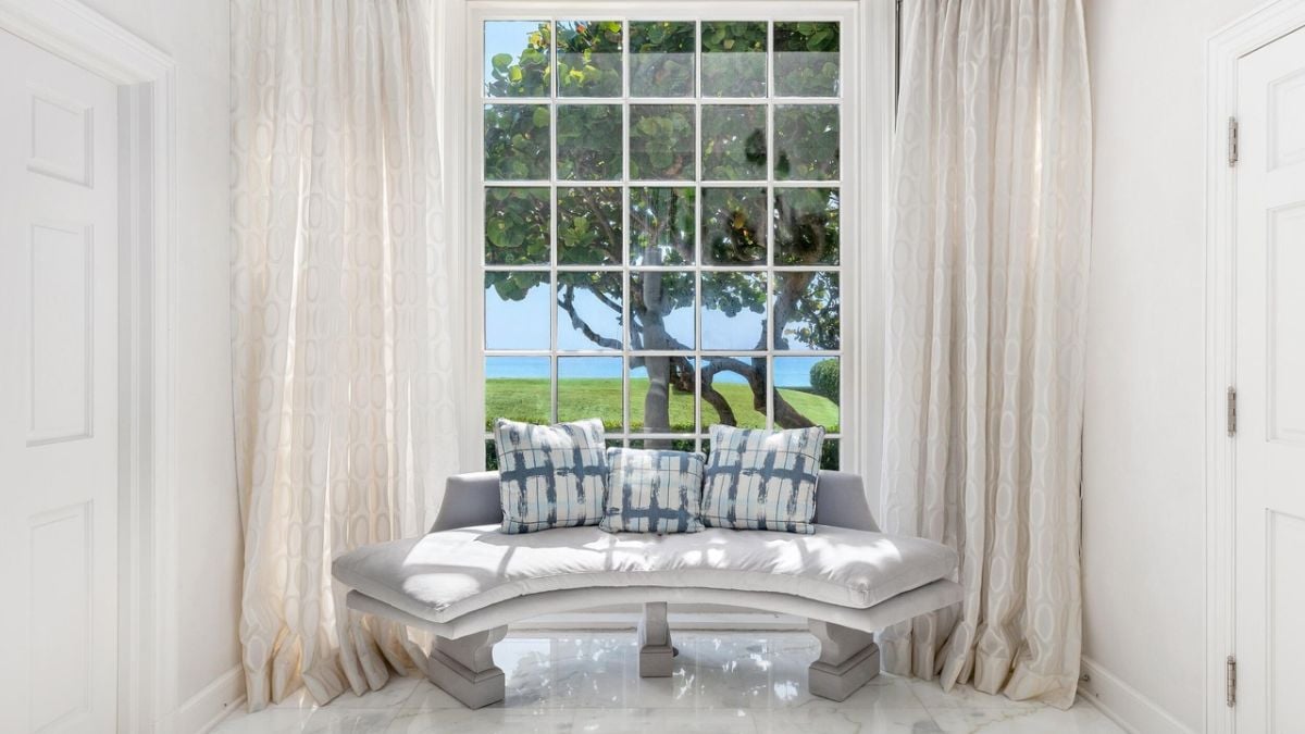 Mansion In Palm Beach, FL couch.