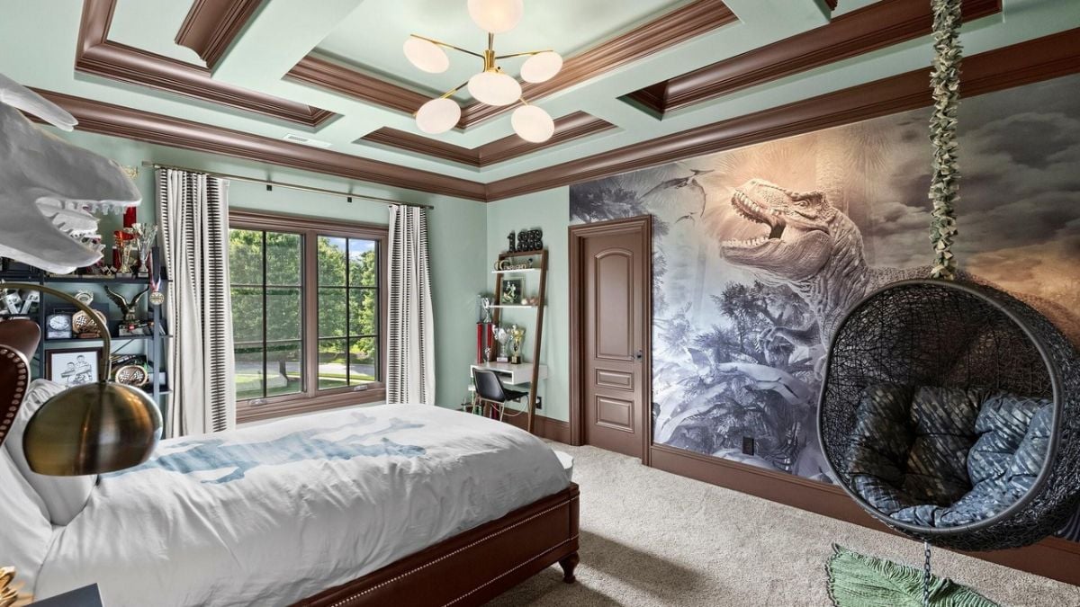 Dinosaur-themed room