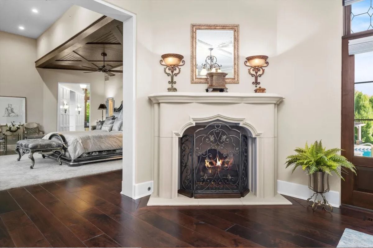 Indoor fireplace
