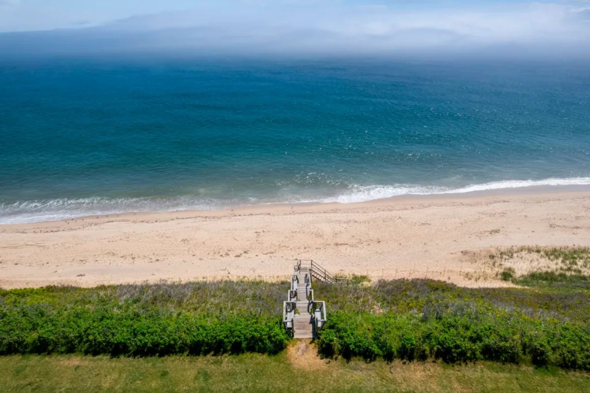 Stairway to the beach.
