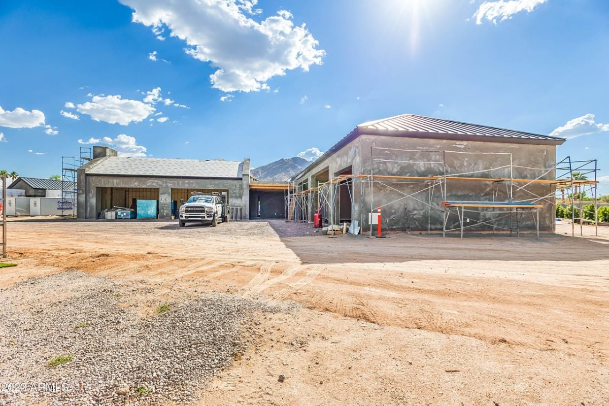 Car Garage Under construction.