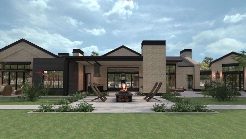 Outdoor fireplace