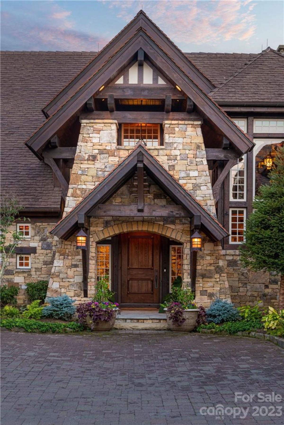 Lodge's main door.