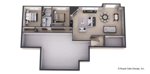 3-Bedroom Traditional Single-Story Fox Hollow Home with Covered Front ...